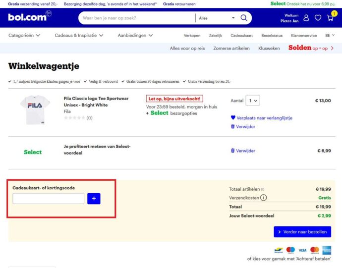 Bol kortingscode: - €5 korting in juli 2026 (België)