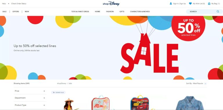 shopdisney sale