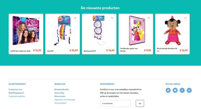 studio 100 webshop nieuwe producten