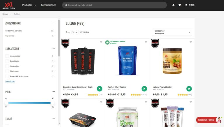 xxl nutrition solden