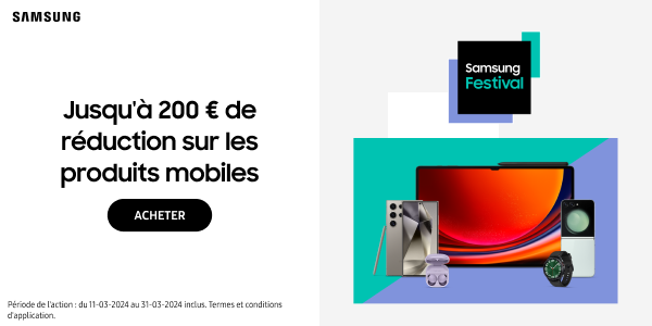 Festival Samsung : la célébration des technologies et des économies