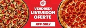Pizza Hut: Vendredi Livraison Offerte (App Only)