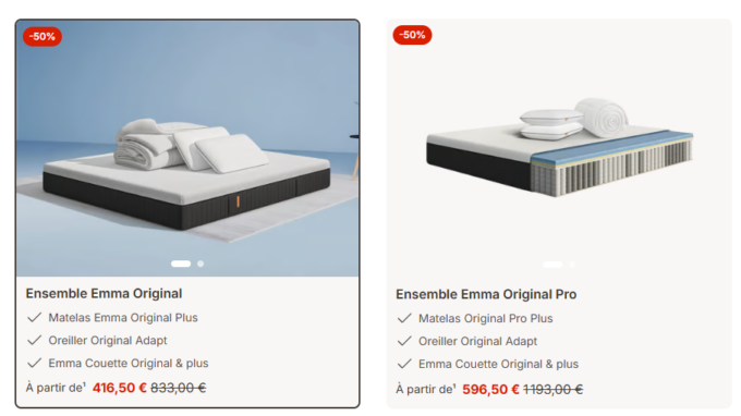 Offres de printemps Emma Matelas : usqu'à -60 % pour des nuits confortables