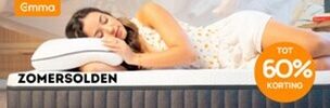 Zomersolden: tot 60% korting bij Emma Matras