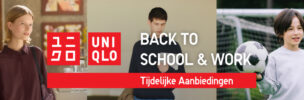 UNIQLO Back To School & Work: tijdelijke aanbiedingen